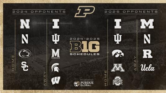 Purdue Football 2024, 2025 Conference Opponents Announced - Purdue