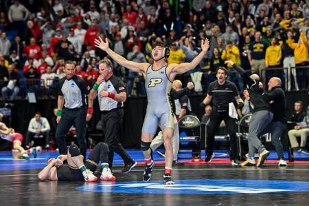 Competition Wrestling Mats - High and NCAA School Regulation Sizes