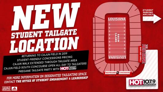 Student Tailgating Returning to Cajun Field in 2019 - Louisiana Ragin'  Cajuns