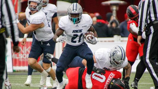 Houston, TX, USA. 24th Nov, 2018. Rice Owls running back Juma