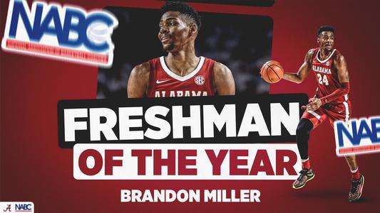 Brandon Miller Named SEC Freshman of the Week - University of