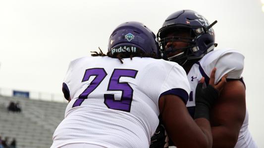 SFA Football: Quin Jones wearing Cally Belcher's number, College