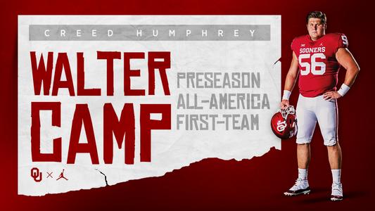 Humphrey a Walter Camp Preseason All-American - University of Oklahoma