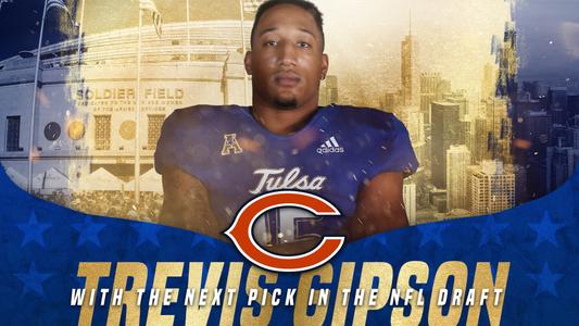 Trevis Gipson Goes to the Chicago Bears in the 5th Round - Tulsa