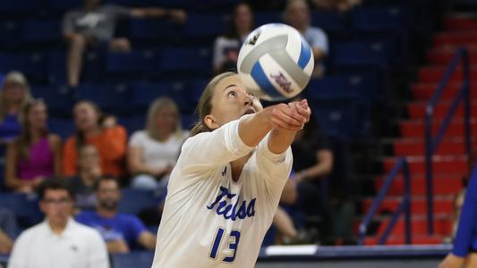 Tulsa Volleyball Completes Three-Set Sweep Over UTEP - Tulsa