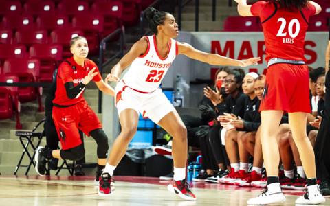 Hill records double-double in 71-56 loss to Cincinnati - University of  Houston Athletics