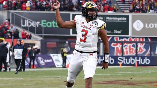 Maryland Terrapins quarterback Taulia Tagovailoa throws a pass