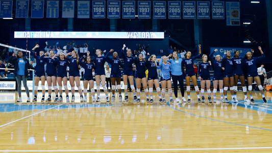 Charlotte Tops Volleyball in Home Opener - UNC Greensboro