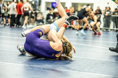 UNI wrestling: Keckeisen moves on to semifinals at Cliff Keen Las