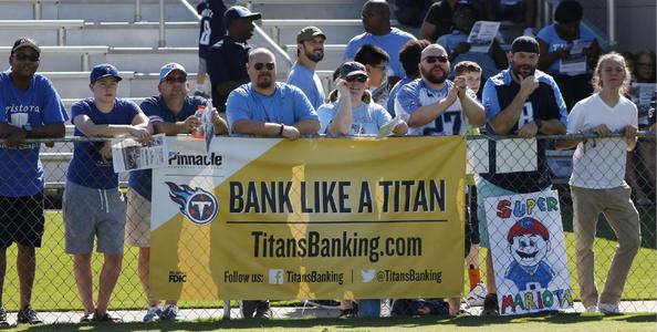 Titans Fans Training Camp