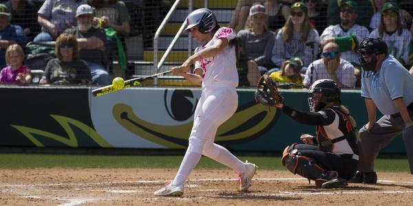 Lauren Lindvall vs. Oregon State Pink Game 2017