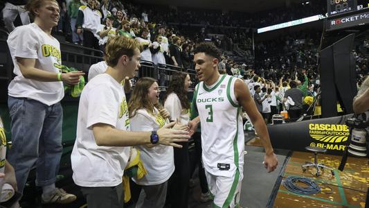 Shelstad's Three Beats Michigan In OT - University of Oregon Athletics