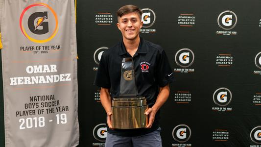 Omar Hernandez: 2018-19 Gatorade National Boys Soccer Player of