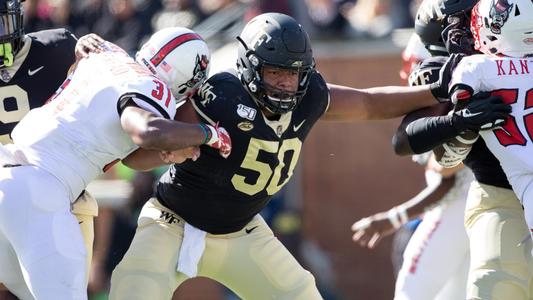 Tom Trying to Focus on Football and Move to Tackle at Home - Wake Forest  University Athletics