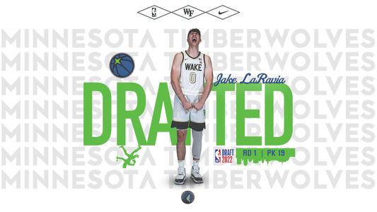 Wake Forest's Jake LaRavia selected 19th overall in 2022 NBA Draft