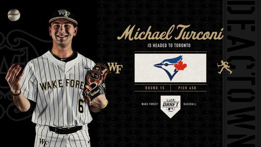 Turconi Drafted in 15th Round by Blue Jays - Wake Forest