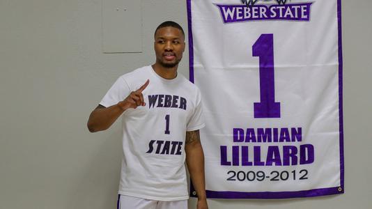 Damian Lillard Weber State Wildcats NCAA College Basketball 