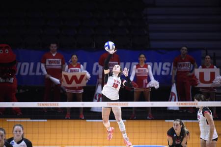 The 16 remaining NCAA women's volleyball tournament teams, re