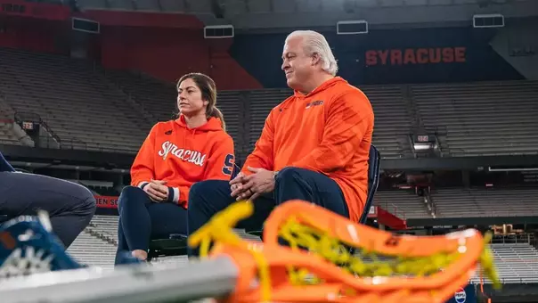 Gary Gait and Kayla Treanor in the Dome