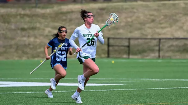 Emerson Henry brings the ball into the attacking zone at home against Kent State