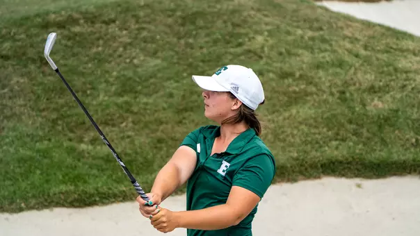 Savannah de Bock was the flight her ball out of the bunker at the NCAA Championships