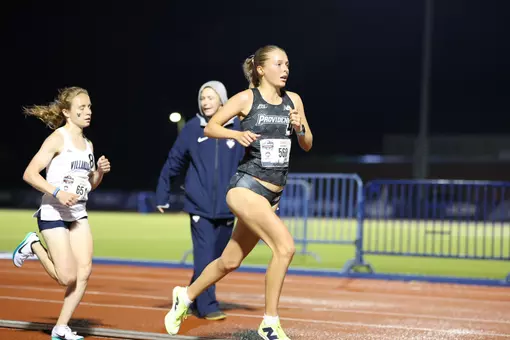 Gabby Schmidt won the 10K at the 2026 BIG EAST Track Championship.