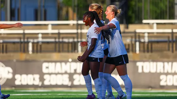 WSOC vs Rhode Island Goal Celebration