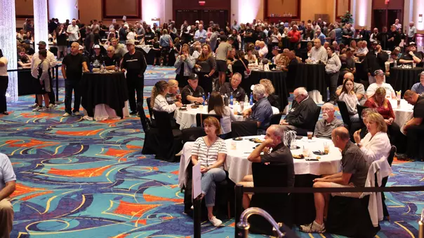 A photo of the crowd at the 2026 Season Ticket Holder Party