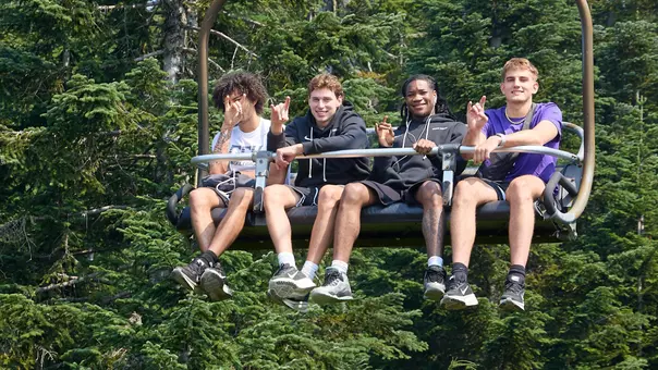 Players at Grouse Mountain