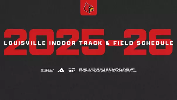 2025-26 Indoor Track & Field Schedule Release graphic