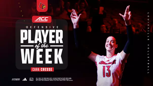 Cara Cresse graphic for ACC Player of the Week