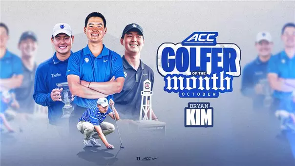 Bryan Kim - ACC Men's Golfer of the Month - October 2025