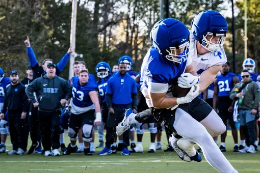 Duke opened spring practice on Thursday, March 19.