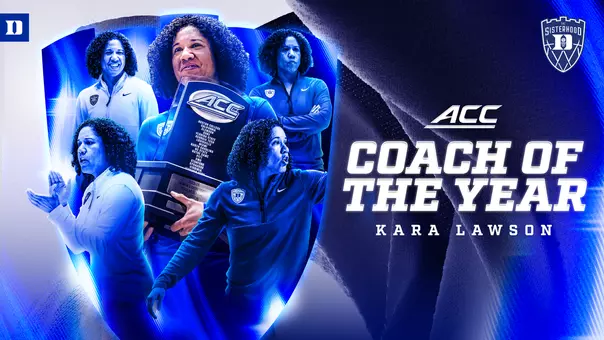 Kara Lawson ACC Coach of the Year Graphic