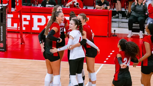 VB Celebrating after Green Bay Win Aug. 2025