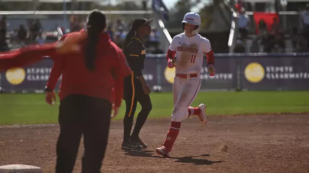 Lily Livingston after grand slam vs Mizzou 2/13/26