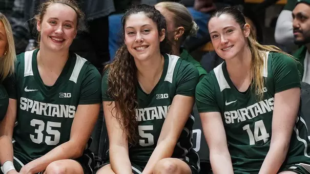 Blair, Shumate, VanSlooten on the bench.