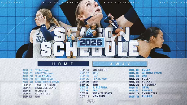2026 Volleyball Schedule