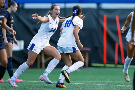 Kileigh Gorman Celebrates Goal with Brianna Azevedo