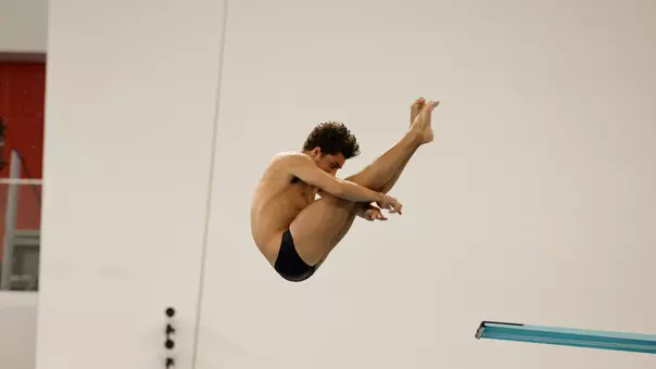 Luc Goertzen Diving at Big Ten Championships