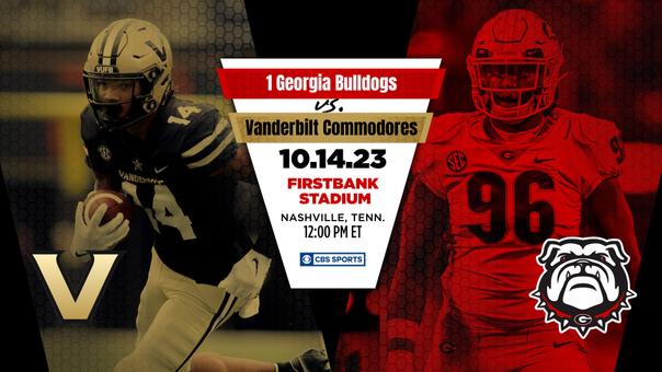 Georgia-Vanderbilt Kickoff Set For Noon on CBS - University of Georgia  Athletics