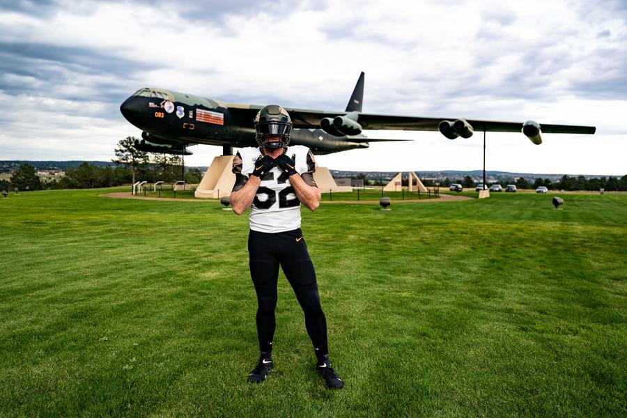 Air Force football reveals jersey honoring B-52 for Sept. 11 game