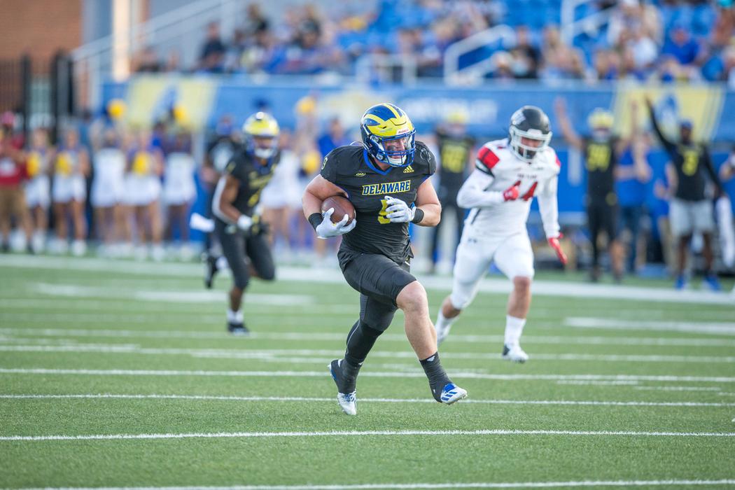 Delaware pulls away from St. Francis in home opener