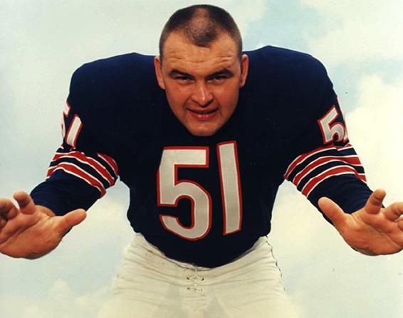 Football - Retired Number - Dick Butkus - University of Illinois