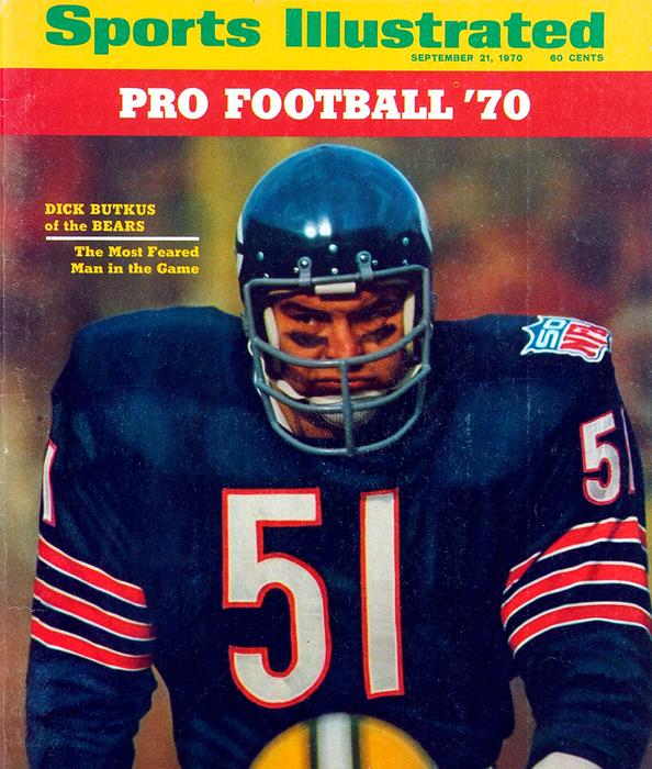 Football - Retired Number - Dick Butkus - University of Illinois