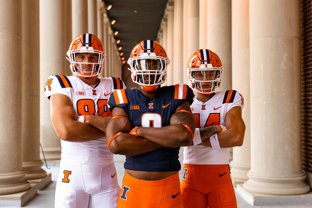 New Illini Football Helmets Tell a Story About the Program's