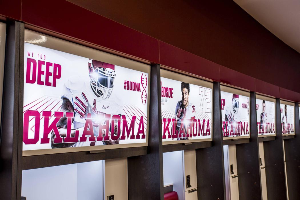 Inside look at Oklahoma's new 132,000-square-foot football complex