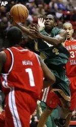 Cory Lewis scored a team-best 21 points.