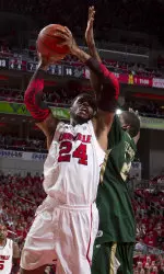 Chane Behanan drives to the basket.