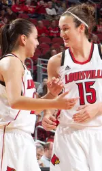 Shoni Schimmel and Megan Deines